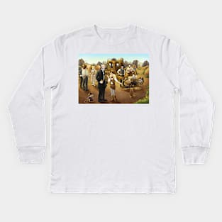 Alexander Majors Kids Long Sleeve T-Shirt